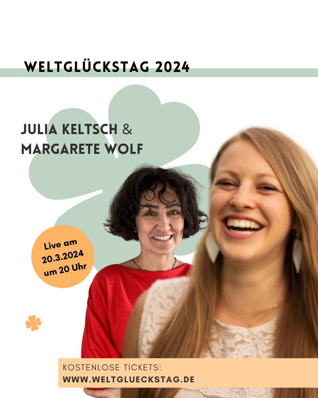 Stark ins Neue – Live beim Weltglückstag 2024