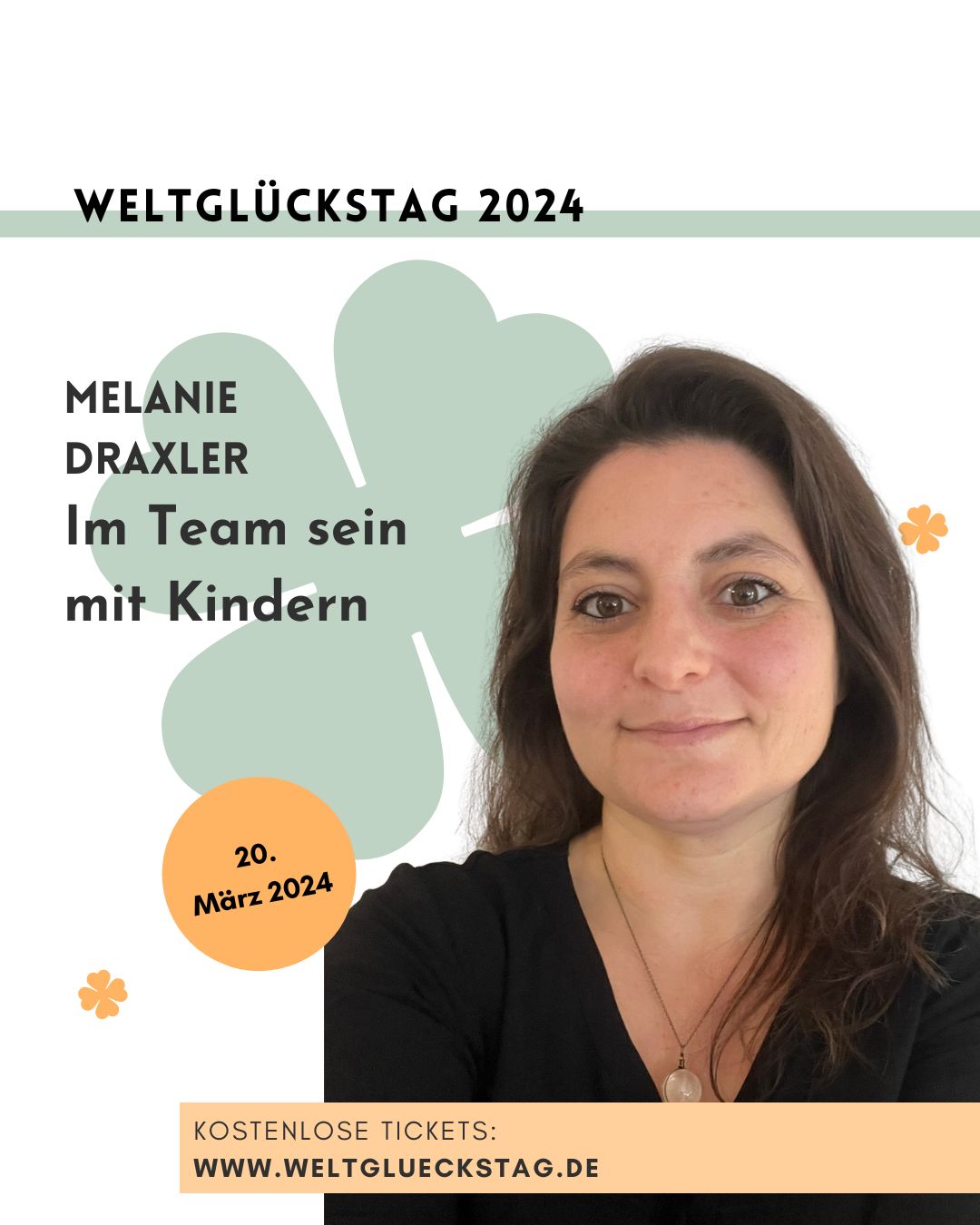 Melanie Draxler –  Im Team der Kinder sein – Weltglückstag 2024