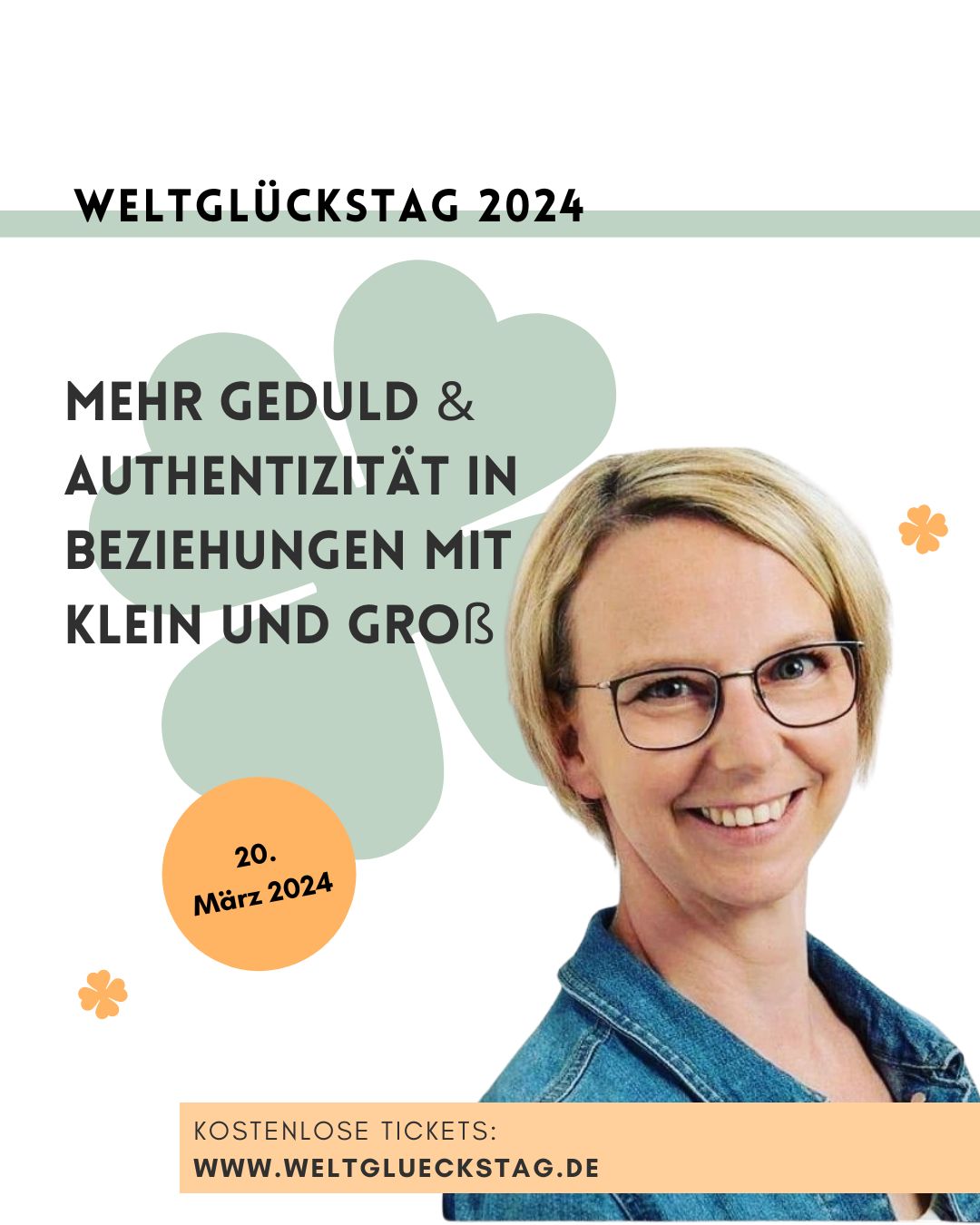 Janina Schöberle – Mehr Geduld & Authentizität in Beziehungen mit klein und groß – Weltglückstag 2024