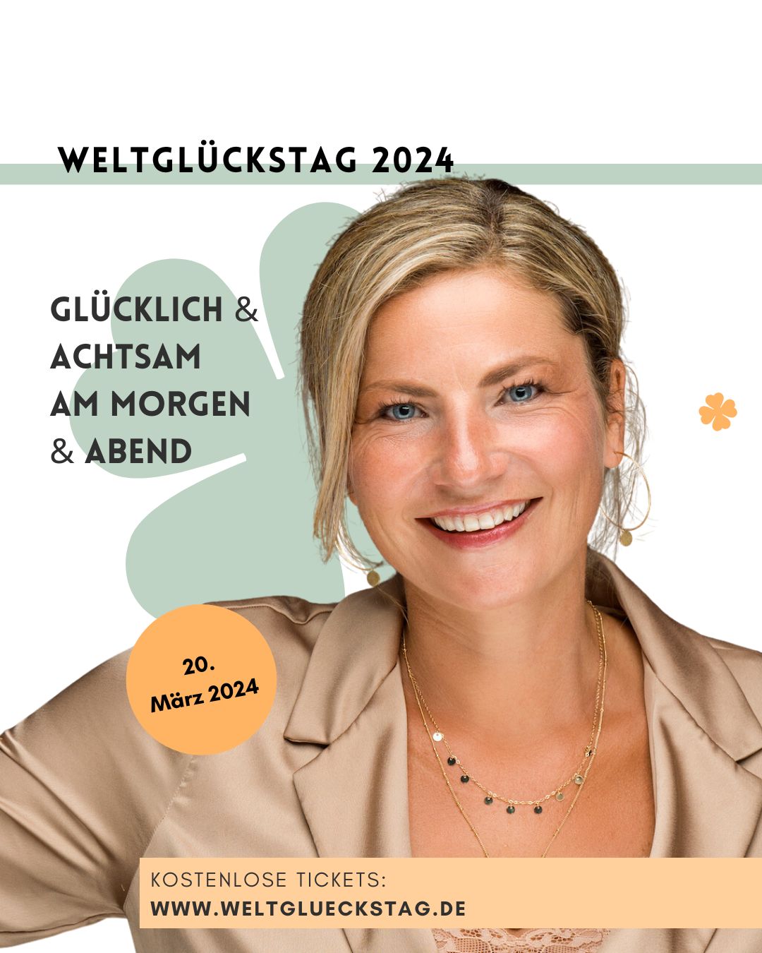 Sandra Holzapfel – Achtsam & Glücklich in den Tag – Weltglückstag 2024